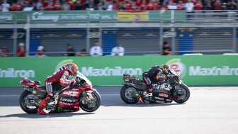 Marc M&aacute;rquez y Marco Bezzecchi