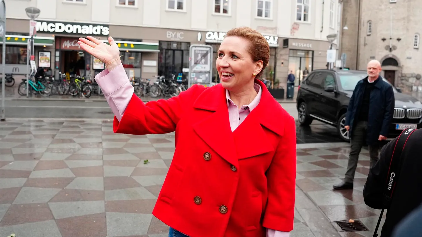 La primera ministra socialdemócrata, Mette Frederiksen La primera ministra socialdemócrata, Mette Frederiksen