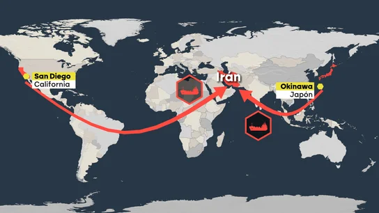 EEUU tiene dos buques de asalto anfibio que se dirigen hacia el Golfo EEUU tiene dos buques de asalto anfibio que se dirigen hacia el Golfo