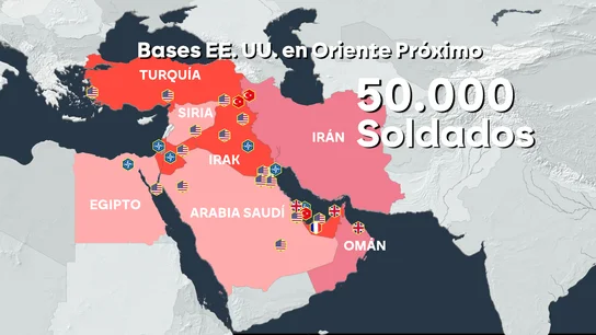 EEUU tiene 50.000 soldados desplegados en Oriente Medio EEUU tiene 50.000 soldados desplegados en Oriente Medio