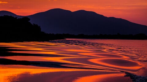 Atardecer en el Pantanal, Brasil