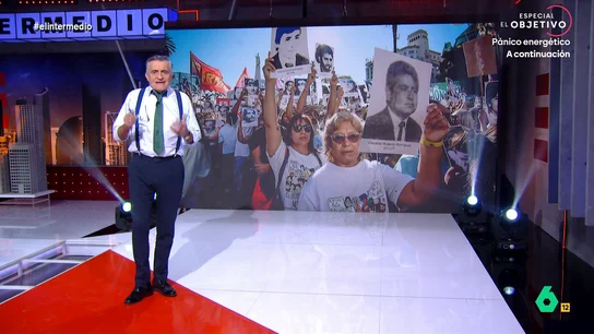 Wyoming, sobre el negacionismo de la dictadura: "Muchos no quieren que recordemos, no lo permitamos" El presentador de El Intermedio señala que este martes se cumplían 50 años del golpe de Estado en Argentina. Su presidente, Javier Milei, no duda en negar la dictadura militar y, además, considera a los asesinados por ella, terroristas.