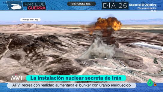 Juanjo Fern&aacute;ndez explica "la bomba de EEUU" para usar contra el b&uacute;nker de uranio de Ir&aacute;n: "Es capaz de penetrar hasta 80 metros"