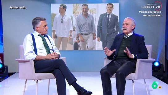Del chaleco acolchado a la "lencería con chaqueta": Pedro Mansilla analiza el estilo de Juanma Moreno y María Jesús Montero El 17 de mayo se van a celebrar las elecciones en Andalucía y, por ese motivo, el sociólogo va a hacer un repaso al estilo del candidato del Partido Popular y la candidata del Partido Socialista.