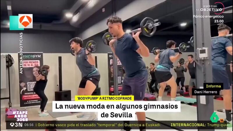 Dani Mateo analiza el 'Bodypump' a ritmo cofrade, la moda en Sevilla: "Pocos cuerpos hab&iacute;a tan fit como el de Jesucristo"