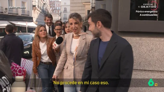 Yolanda Díaz responde a Andrea Ropero Yolanda Díaz