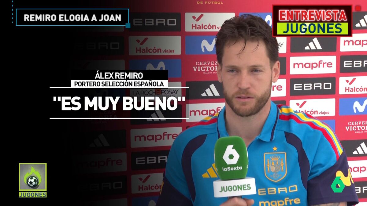 Álex Remiro alucina con Joan García: 