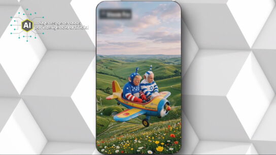 Im&aacute;genes generadas por IA con Trump como un Teletubbie