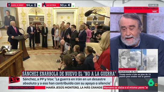 Pedro Cuartango critica la comparecencia de Santiago Abascal en el Congreso: "Es inaceptable su seguidismo de Trump" Pedro Cuartango critica la comparecencia de Santiago Abascal en el Congreso: "Es inaceptable su seguidismo de Trump"