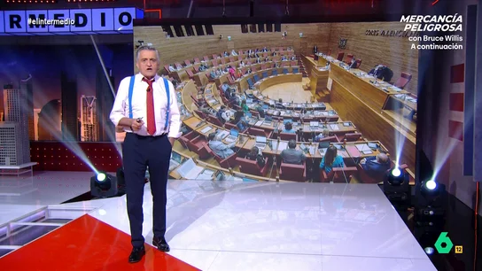 Wyoming afirma que en la derecha española se ponen de acuerdo en las "cosas importantes": "Taparse mutuamente los chanchullos" El presentador cuenta que este miércoles PP y Vox se han puesto de acuerdo en Les Corts para evitar que se abra una comisión de investigación que indague si se desviaron, presuntamente, las donaciones que recibido Revuelta en la DANA.