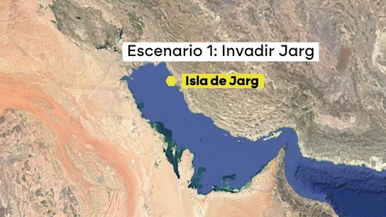 'El Golpe Final' de Trump sobre Irán: escenario uno, invadir o bloquear la isla de Jarg 'El Golpe Final' de Trump sobre Irán: escenario uno, invadir o bloquear la isla de Jarg