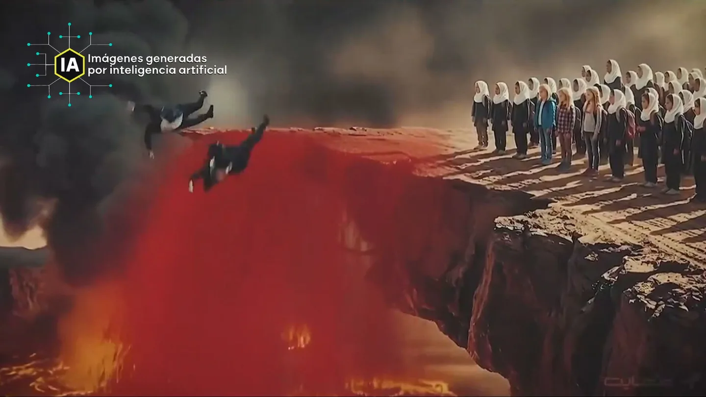 Irán lanza propaganda recordando el bombardeo a la escuela de niñas de Minab. Irán lanza propaganda recordando el bombardeo a la escuela de niñas de Minab.