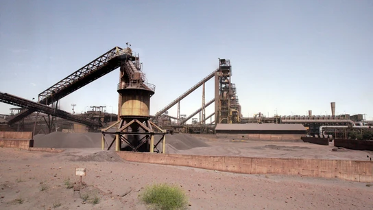 Imagen del complejo siderúrgico de Mobarakeh (Irán), atacado este viernes Imagen del complejo siderúrgico de Mobarakeh (Irán), atacado este viernes