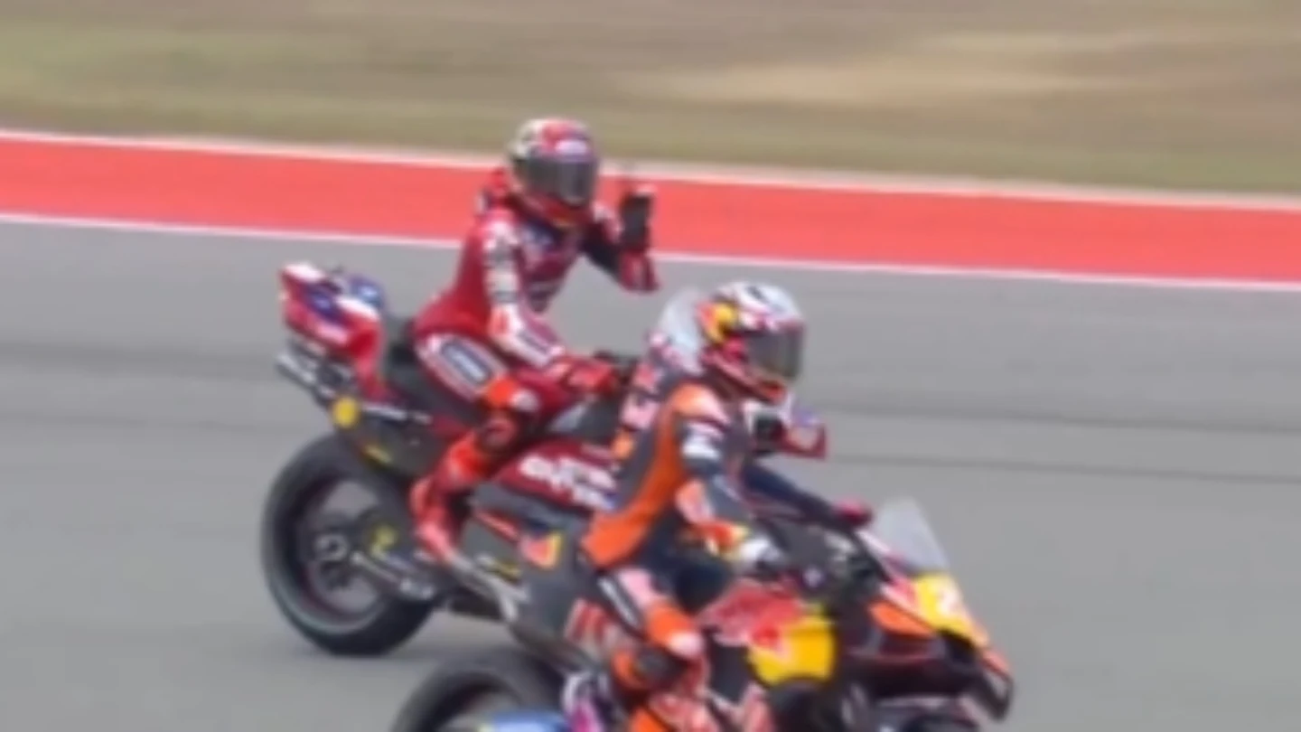 Marc Márquez y Enea Bastianini Marc Márquez y Enea Bastianini