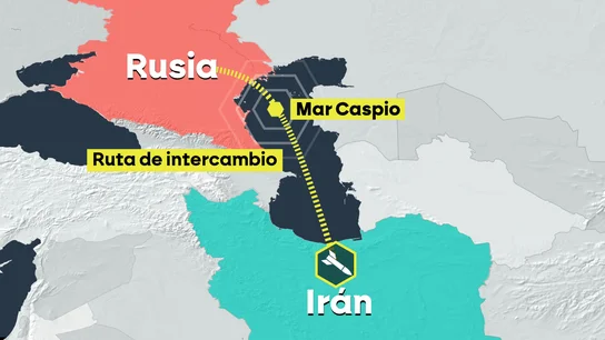 El mar Caspio, la ruta de intercambio entre Rusia e Irán El mar Caspio, la ruta de intercambio entre Rusia e Irán
