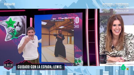 Nacho Garc&iacute;a, tras subir Lewis Hamilton una foto entrenando con una katana: "Los t&iacute;os da igual el dinero que tengas, todos queremos coger una espada"