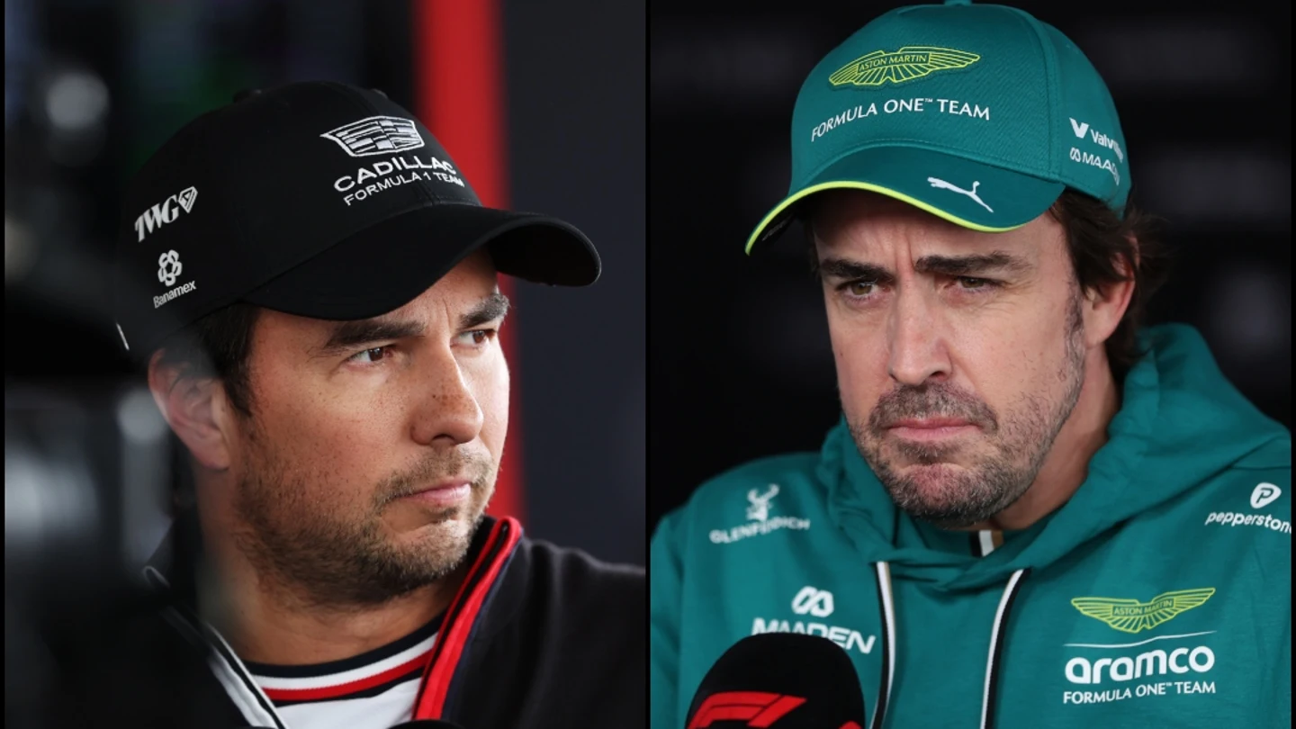 'Checo' Pérez y Fernando Alonso 'Checo' Pérez y Fernando Alonso