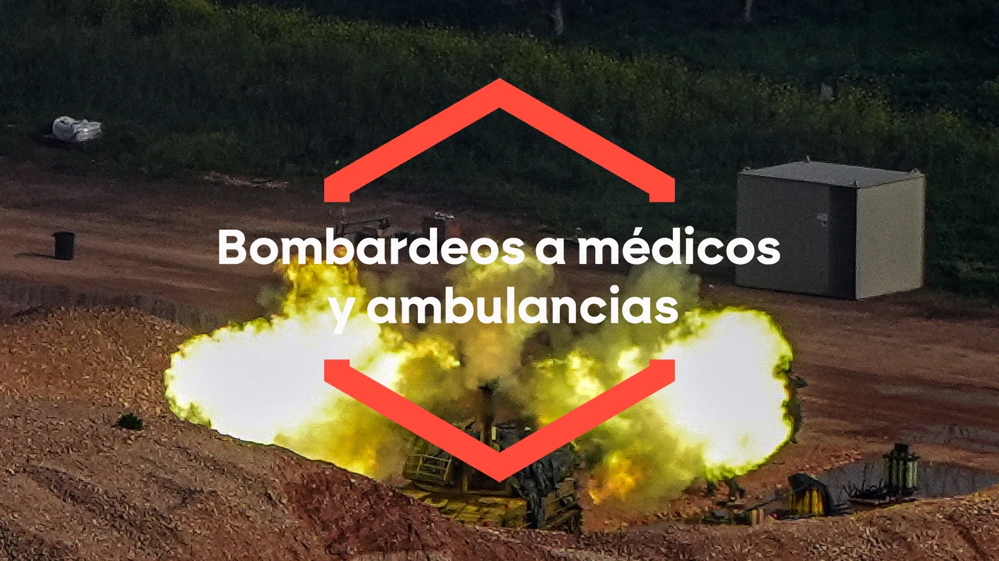 Bombardeos a médicos y ambulancias en Líbano. Bombardeos a médicos y ambulancias en Líbano.
