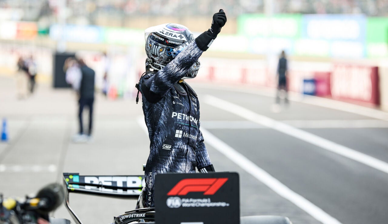 Andrea Kimi Antonelli tras ganar el GP de Jap&oacute;n