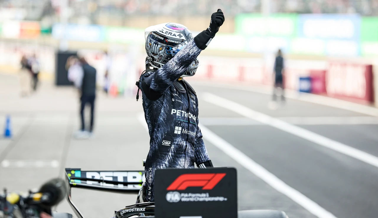 Andrea Kimi Antonelli tras ganar el GP de Japón