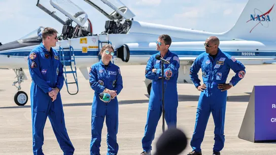 Tripulación de Artemis II. Tripulación de Artemis II.