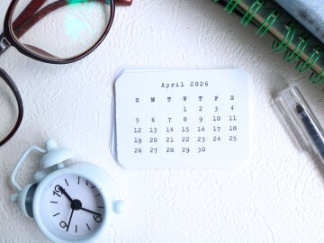 Calendario del mes de abril de 2026