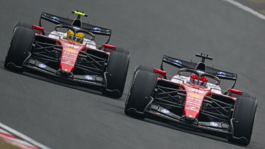 Lewis Hamilton y Charles Leclerc