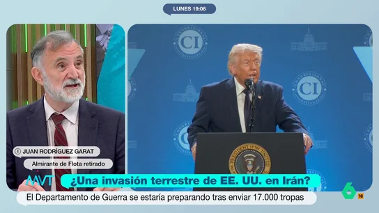 Juan Rodríguez Garat, sobre Trump: "No sabe cómo salir del atolladero en el que se ha metido" Donald Trump ha amenazado con destruir centrales eléctricas y plantas desalinizadoras, pero, a la vez, ha señalado que está dispuesto a negociar. Esto es solo una muestra más del carácter voluble que está mostrando en este conflicto.