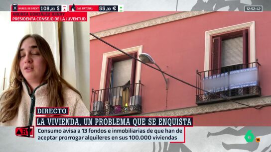 La presidenta del Consejo de la Juventud reflexiona sobre el acceso a la vivienda: "No podemos destinar 10 a&ntilde;os de salario &iacute;ntegro solo para iniciar la compra de una casa"