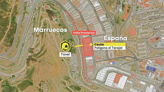Más cómodo y con tres niveles para esconder mejor la droga: descubren un segundo narcotúnel que une Ceuta con Marruecos Más cómodo y con tres niveles para esconder mejor la droga: descubren un segundo narcotúnel que une Ceuta con Marruecos