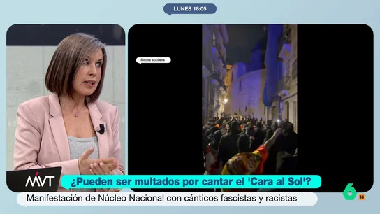 ¿Es legal cantar el 'Cara al Sol' en España? Bea de Vicente explica en qué casos podría conllevar multas o prisión ¿Es legal cantar el 'Cara al Sol' en España? Bea de Vicente explica en qué casos podría conllevar multas o prisión