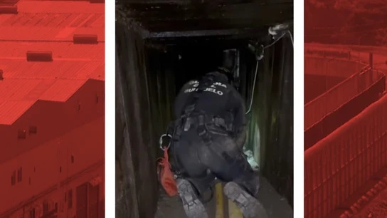 Miembros de los equipos de rescate de la Media Luna Roja Iraní (IRCS) trabajan en el lugar de un edificio dañado por un ataque aéreo en Teherán Miembros de los equipos de rescate de la Media Luna Roja Iraní (IRCS) trabajan en el lugar de un edificio dañado por un ataque aéreo en Teherán