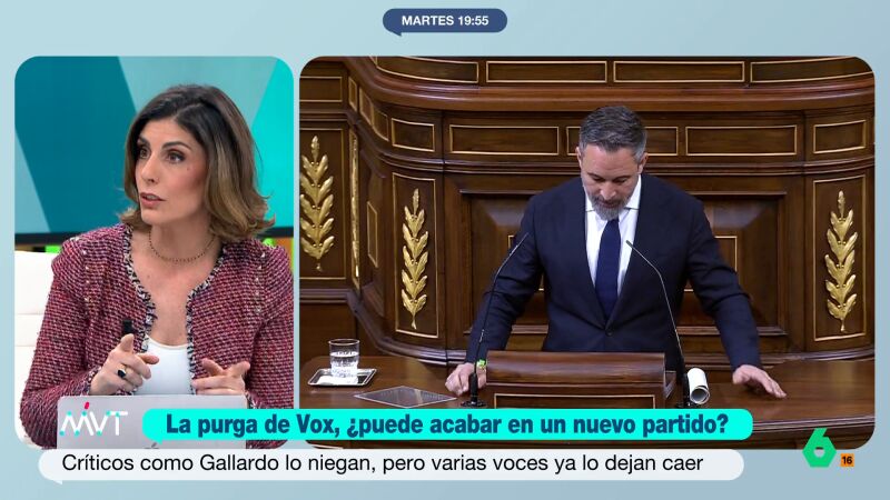 Raquel Ejerique, sobre la crisis en Vox: "Va a ser muy dif&iacute;cil que un partido salga adelante sin transparencia y democracia interna"
