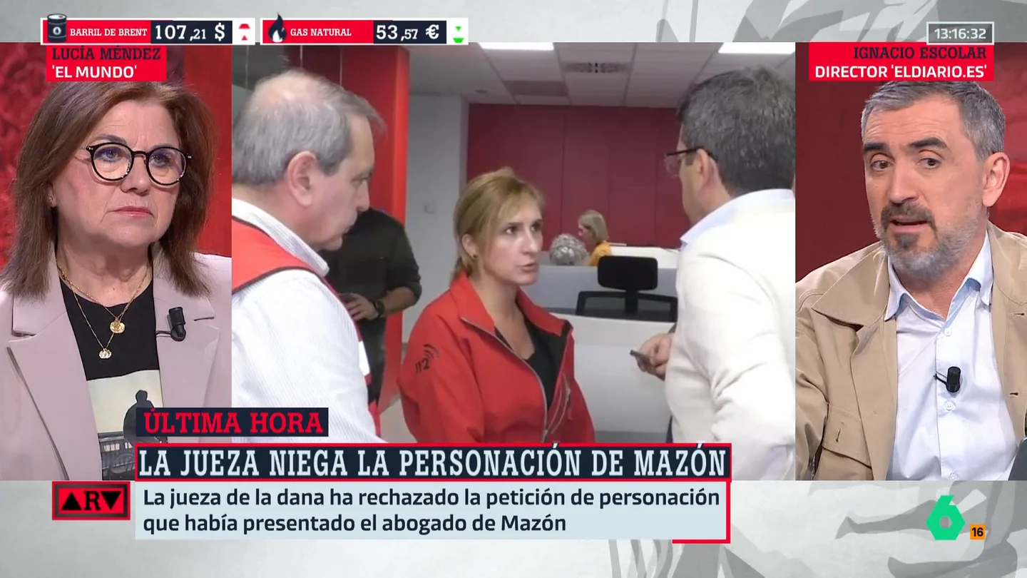 Escolar reacciona a la decisión de la jueza de la DANA de rechazar que Mazón se persone en la causa: "El problema de Mazón es que no se atreve a decir la verdad" Escolar reacciona a la decisión de la jueza de la DANA de rechazar que Mazón se persone en la causa: "El problema de Mazón es que no se atreve a decir la verdad"