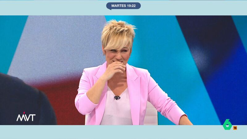 El divertido ataque de risa de Cristina Pardo en M&aacute;s Vale Tarde: "Tengo que intentar hacer un programa"