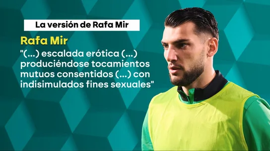 Rafa Mir minimiza a una pelea de celos la denuncia por agresión sexual por la que la Fiscalía le pide diez años de prisión Rafa Mir minimiza a una pelea de celos la denuncia por agresión sexual por la que la Fiscalía le pide diez años de prisión