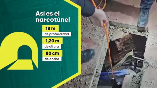 Así es el narcotúnel que une Ceuta y Marruecos Así es el narcotúnel que une Ceuta y Marruecos