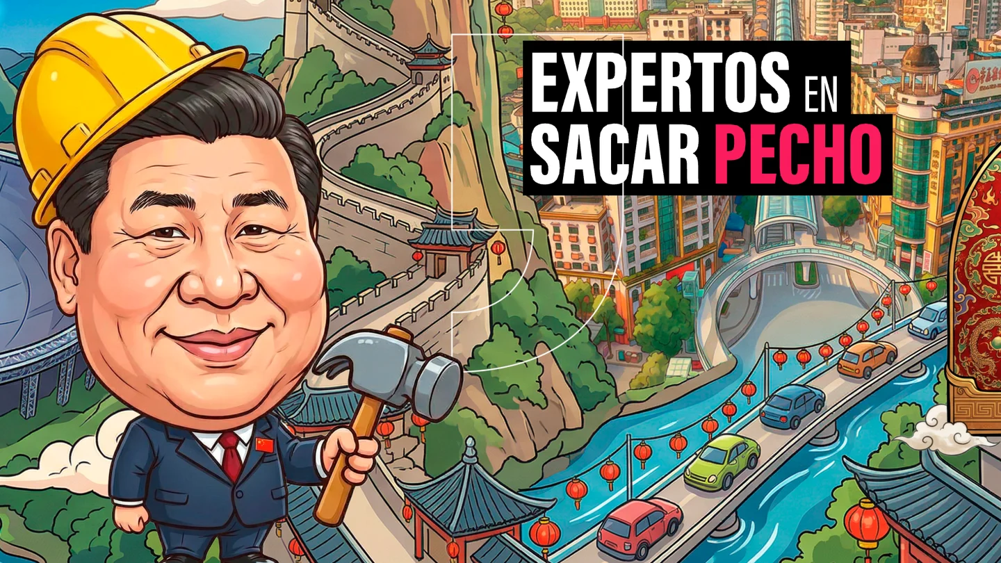 China saca pecho con sus megaconstrucciones China saca pecho con sus megaconstrucciones