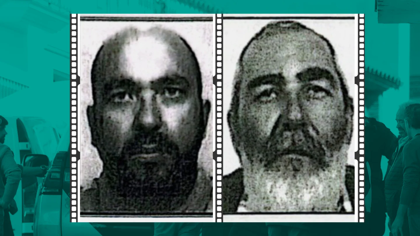 Fotografía de las fichas policiales de Julián y Lolo, los detenidos por el crimen de Francisca Cadenas Fotografía de las fichas policiales de Julián y Lolo, los detenidos por el crimen de Francisca Cadenas