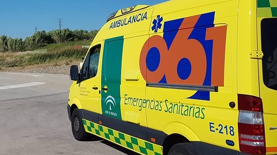 Una ambulancia en Almería Una ambulancia en Almería
