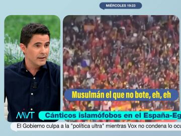 Guillermo Moreno explica qui&eacute;n ten&iacute;a que parar el Espa&ntilde;a-Egipto por los c&aacute;nticos racistas: "O no lo escucha, o no lo entiende"