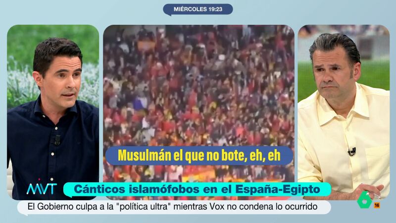 Guillermo Moreno explica qui&eacute;n ten&iacute;a que parar el Espa&ntilde;a-Egipto por los c&aacute;nticos racistas: "O no lo escucha, o no lo entiende"