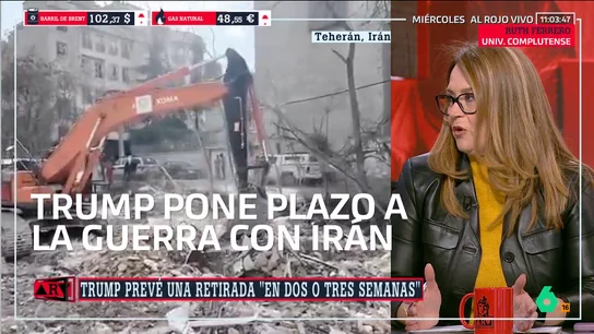 Ruth Ferrero analiza el nuevo giro de Trump en la guerra: “Es un cambio de estrategia y de narrativa para su opinión pública” Ruth Ferrero analiza el nuevo giro de Trump en la guerra: “Es un cambio de estrategia y de narrativa para su opinión pública”
