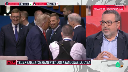 Pedro Rodríguez: "Trump creía que la OTAN funcionaba como 'Los Soprano': pagabas a cambio de protección" Pedro Rodríguez: "Trump creía que la OTAN funcionaba como 'Los Soprano': pagabas a cambio de protección"