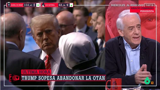 Cembrero advierte sobre la OTAN: "Está herida, tocada de muerte desde hace meses" Cembrero advierte sobre la OTAN: "Está herida, tocada de muerte desde hace meses"