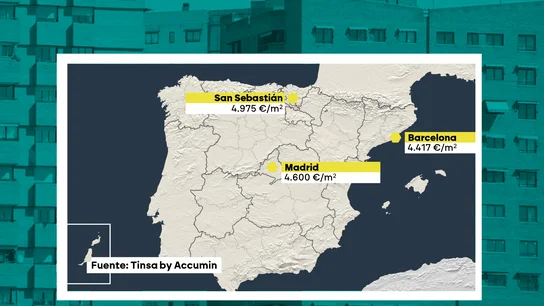 Mapa de las ciudades con el metro cuadrado más caro. Mapa de las ciudades con el metro cuadrado más caro.