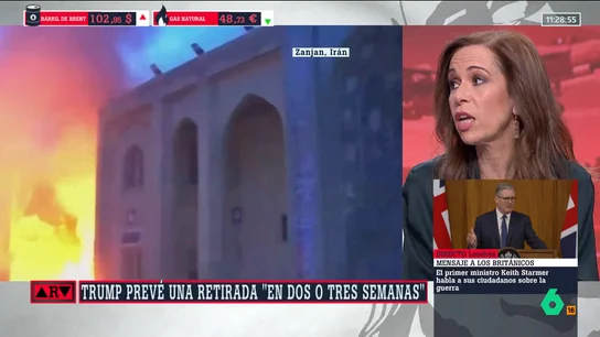 Ángeles Caballero defiende la postura de Sánchez: "Es interesante defender el derecho internacional y la ilegalidad de la guerra" Ángeles Caballero defiende la postura de Sánchez: "Es interesante defender el derecho internacional y la ilegalidad de la guerra"