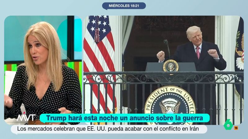 Afra Blanco, sobre la guerra en Ir&aacute;n: "Con los tratos de Donald Trump hay gente que se est&aacute; haciendo de oro"
