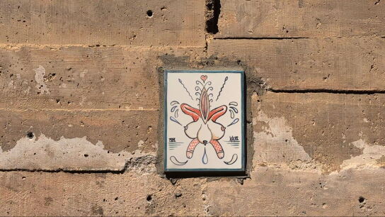 Baldosa er&oacute;tica en Catalu&ntilde;a