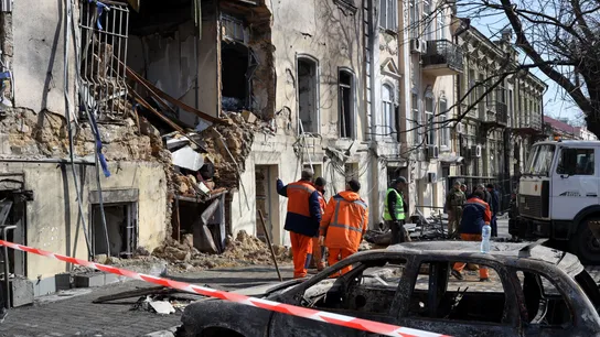 Resultado de un ataque en Odesa (Ucrania), en marzo de 2026 Resultado de un ataque en Odesa (Ucrania), en marzo de 2026